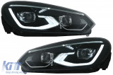HLVWG6LED Full LED Faros adecuados para VW Golf 6 VI (2008-2013) actualización a Golf 8 Diseño 