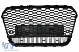FGAUA64GRSB Rejilla delantera adecuada para Audi A6 C7 4G Pre-Facelift (2011-2014) RS6 Design Piano Black