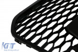 FGAUA64GRSB Rejilla delantera adecuada para Audi A6 C7 4G Pre-Facelift (2011-2014) RS6 Design Piano Black