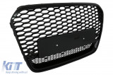 FGAUA64GRSB Rejilla delantera adecuada para Audi A6 C7 4G Pre-Facelift (2011-2014) RS6 Design Piano Black