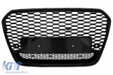 FGAUA64GRSB Rejilla delantera adecuada para Audi A6 C7 4G Pre-Facelift (2011-2014) RS6 Design Piano Black