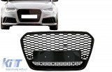 FGAUA64GRSB Rejilla delantera adecuada para Audi A6 C7 4G Pre-Facelift (2011-2014) RS6 Design Piano Black