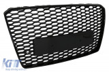 FGAUA8D4B Rejilla delantera adecuada para Audi A8 D4 Facelift (2014-2017) RS8 Design Piano Black