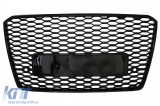 FGAUA8D4B Rejilla delantera adecuada para Audi A8 D4 Facelift (2014-2017) RS8 Design Piano Black
