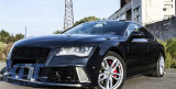 FGAUA74GRSB Rejilla delantera adecuada para Audi A7 4G Pre-Facelift (2010-2014) RS7 Design Piano Black