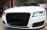 front-grille-FGAUA74GRSB Rejilla delantera adecuada para Audi A7 4G Pre-Facelift (2010-2014) RS7 Design Piano Blackuitable-for-audi-a (2)