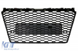 FGAUA74GRSB Rejilla delantera adecuada para Audi A7 4G Pre-Facelift (2010-2014) RS7 Design Piano Black